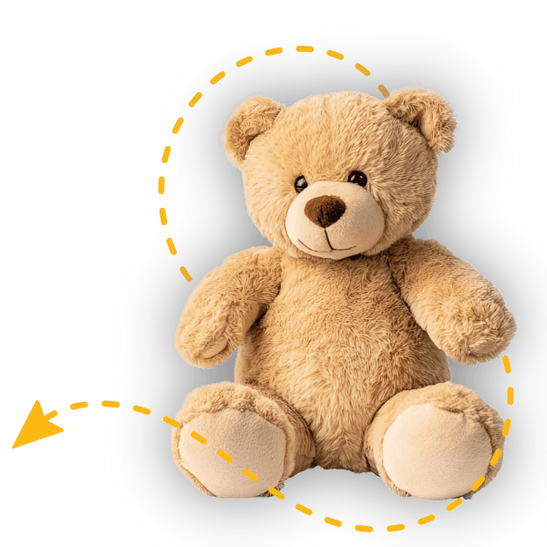 Teddy Bear with Dots